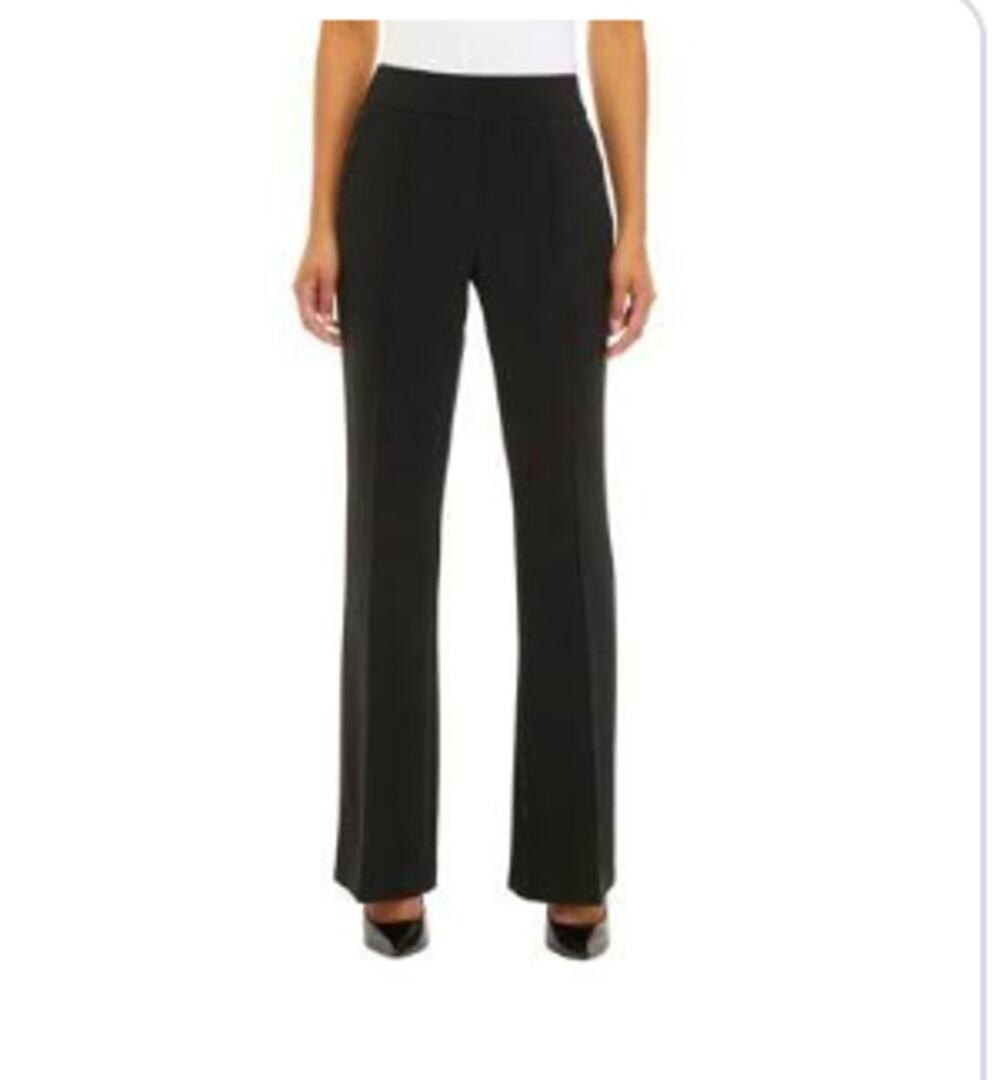 THE LIMITED Black Stretch Cuffed Trouser Pant Size 10